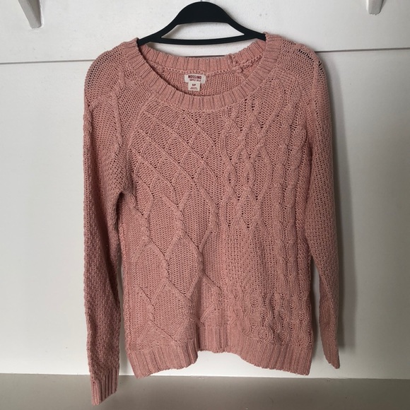Pink Knit Sweater - Picture 1 of 2
